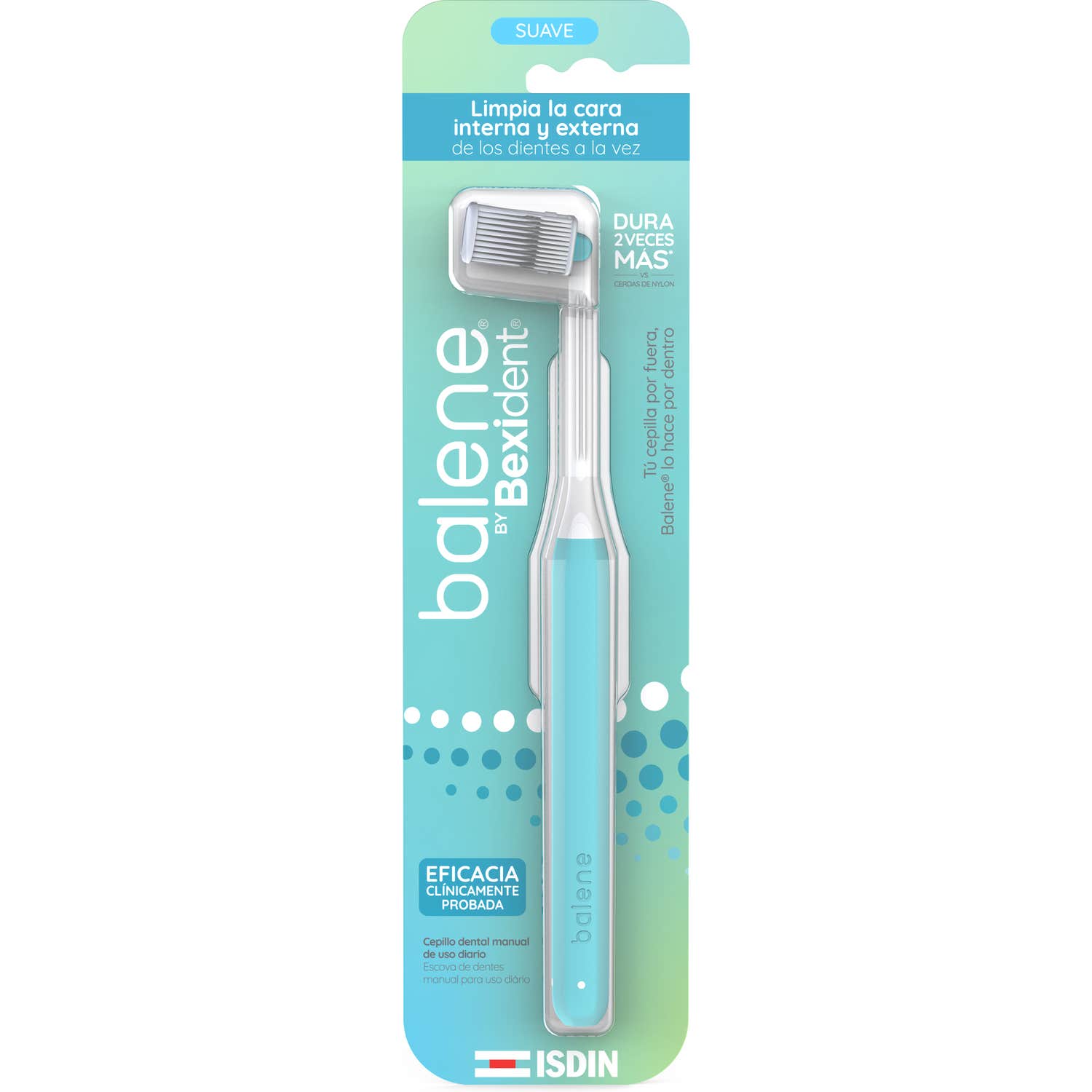 Isdin Bexident Balene Brosse Dents Doux Turquoise 1 ut