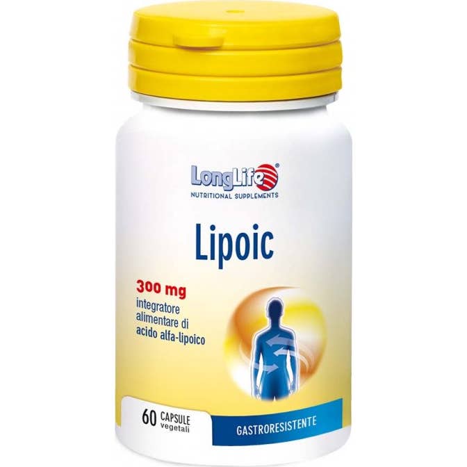 LongLife Supplément Antioxydant Lipoïque 60caps