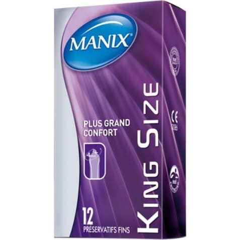 Manix Préservatifs King Size Max 12uts