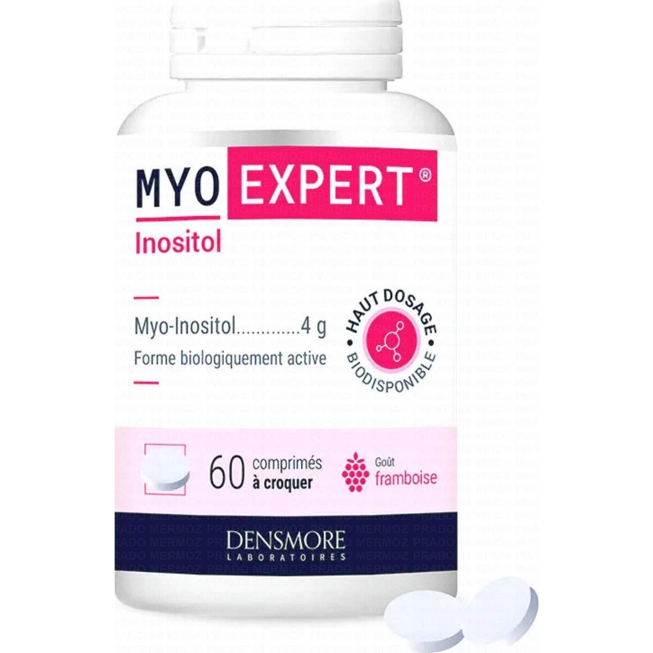 Densmore Myo Expert Inositol Framboise 60 Comprimés
