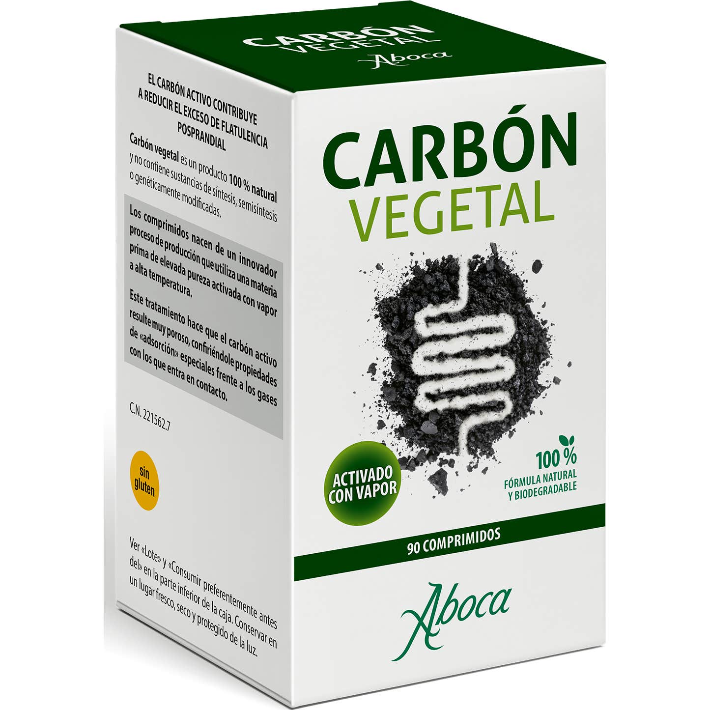 Aboca Carbone Vegetale Charbon Végétal 90 Comprimés