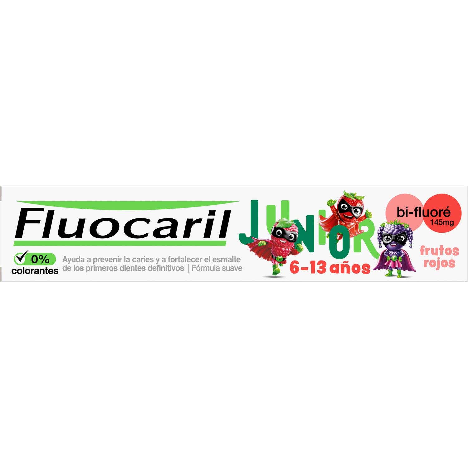 Fluocaril Pasta Junior 75ml Frutos Rojos Fluocaril,