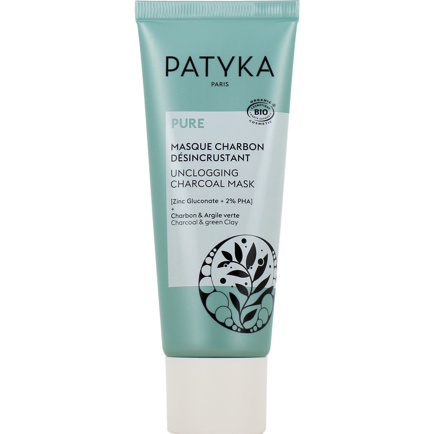 Patyka Pure Masque Charbon Désincrustant Bio 50ml