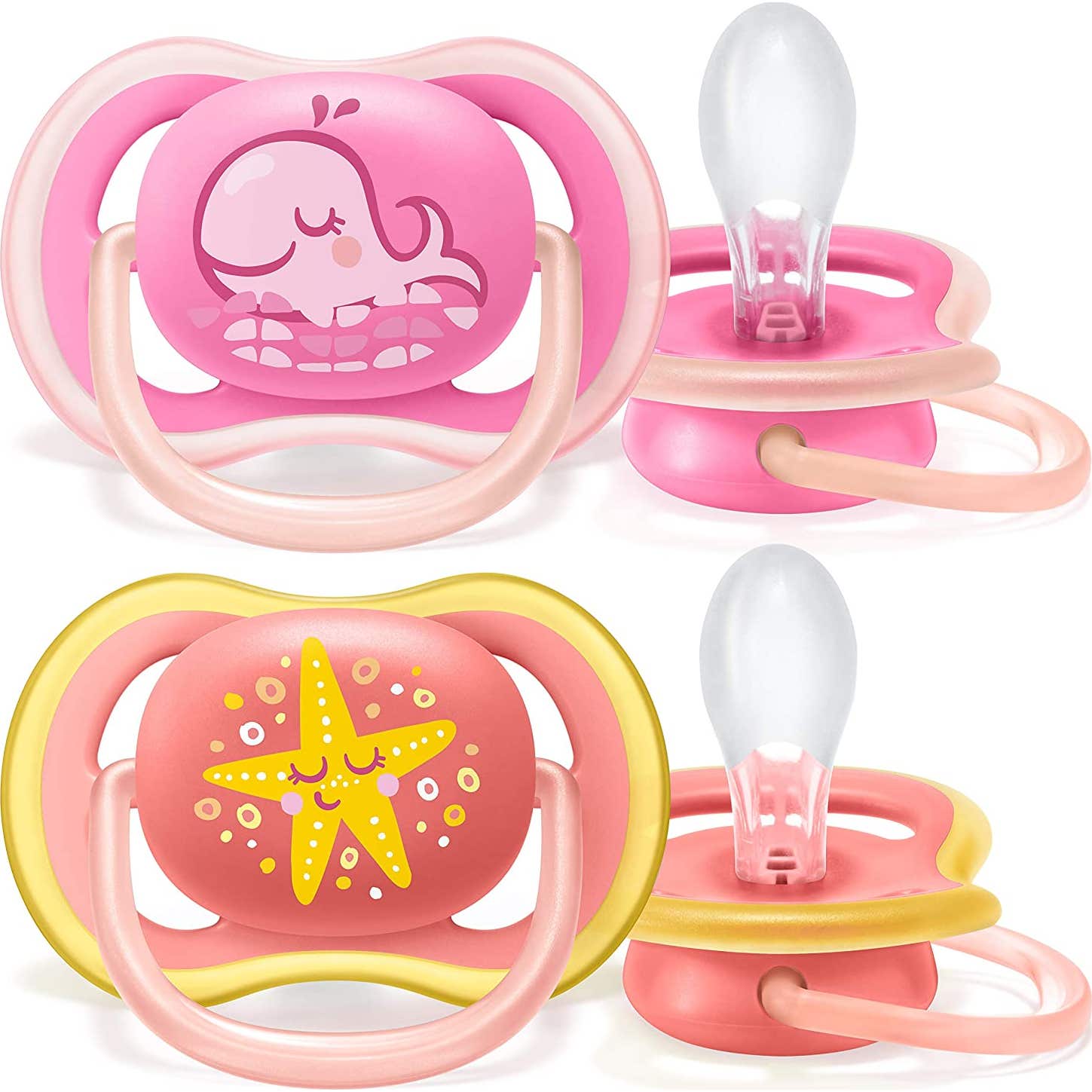 Philips Avent Sucette Ultra Air 6-18 Mois Neutre 2uts