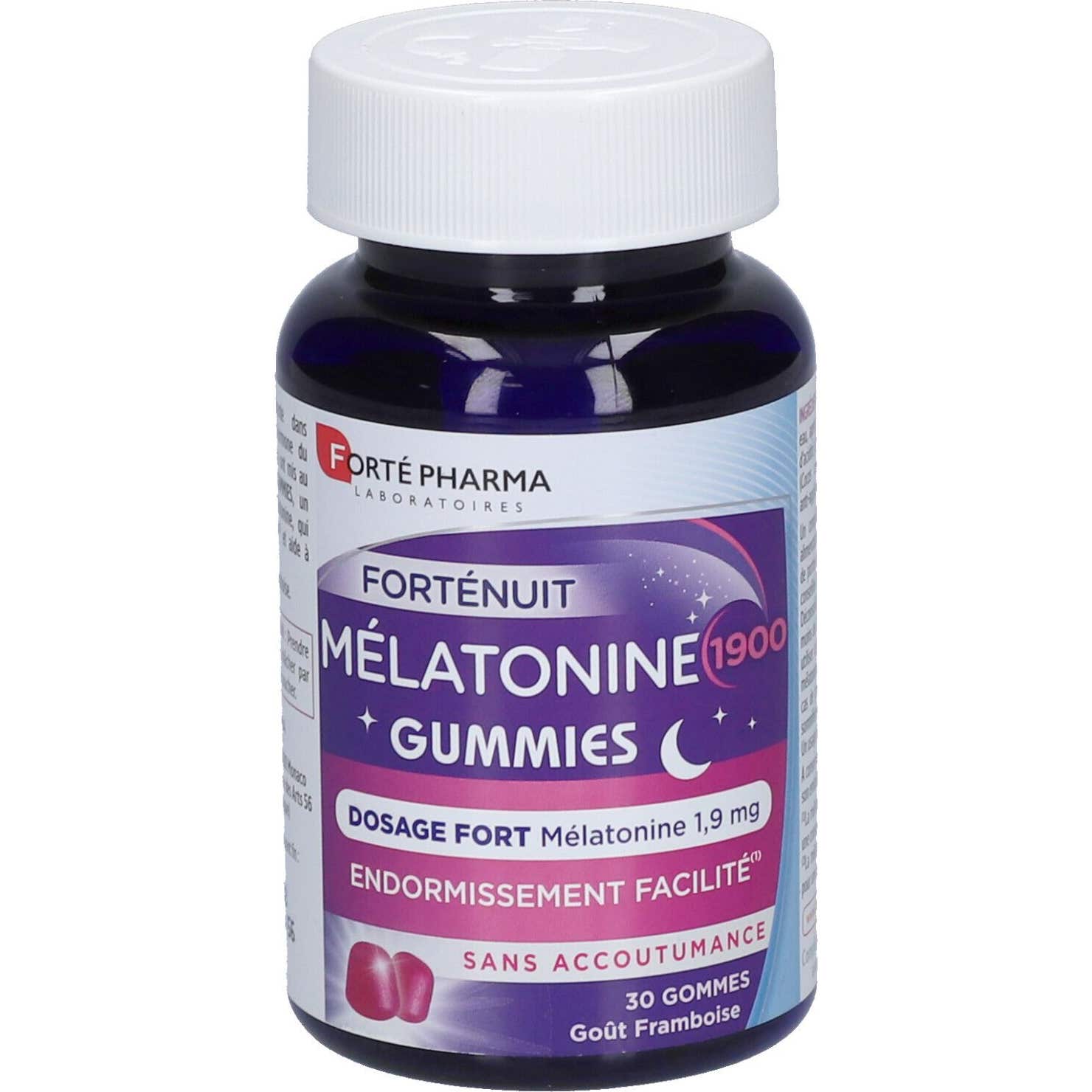 Forté Pharma FortéNuit Mélatonine gommes 1900 Flash 30uts