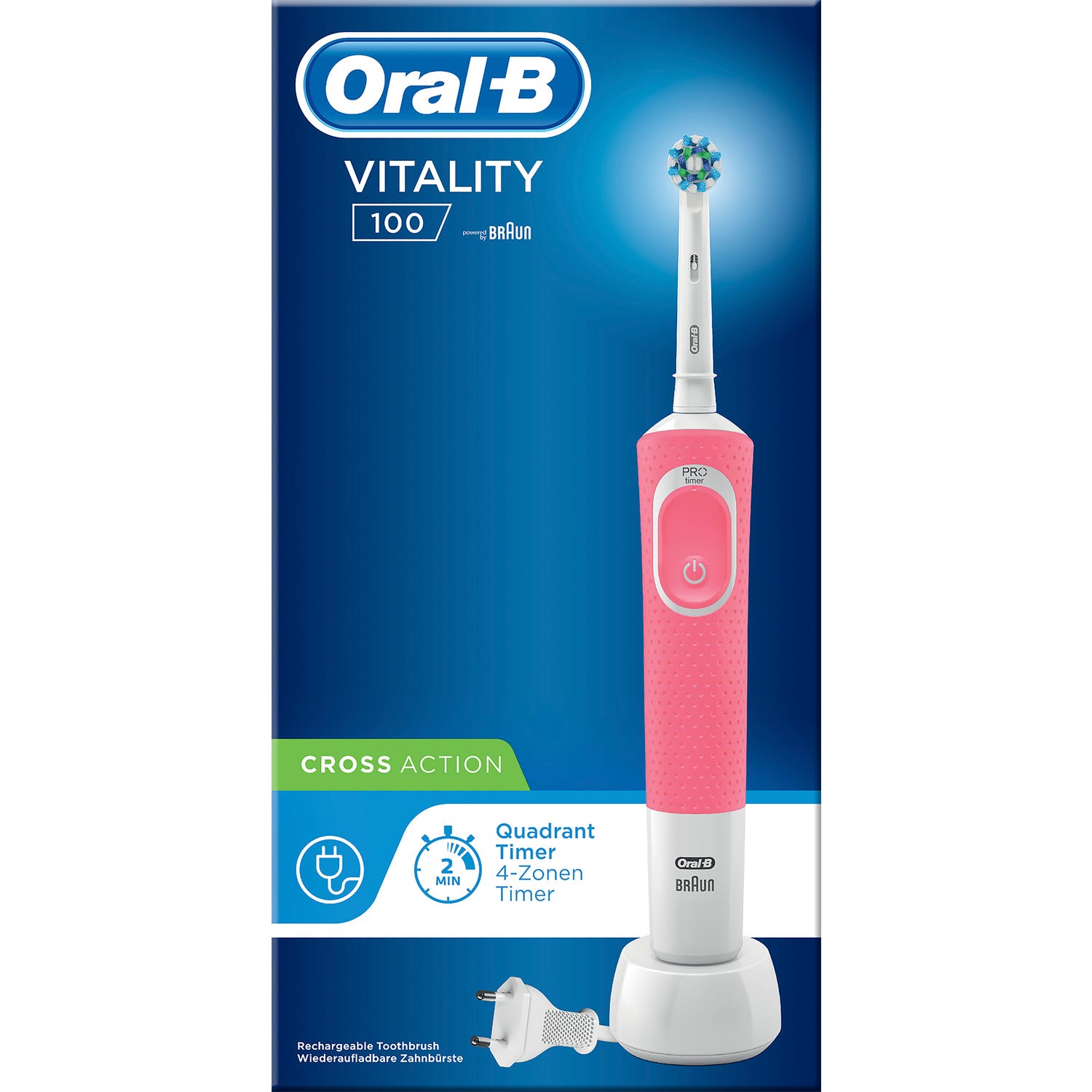 Oral B Brosse électrique Vitalité C.a.rosa
