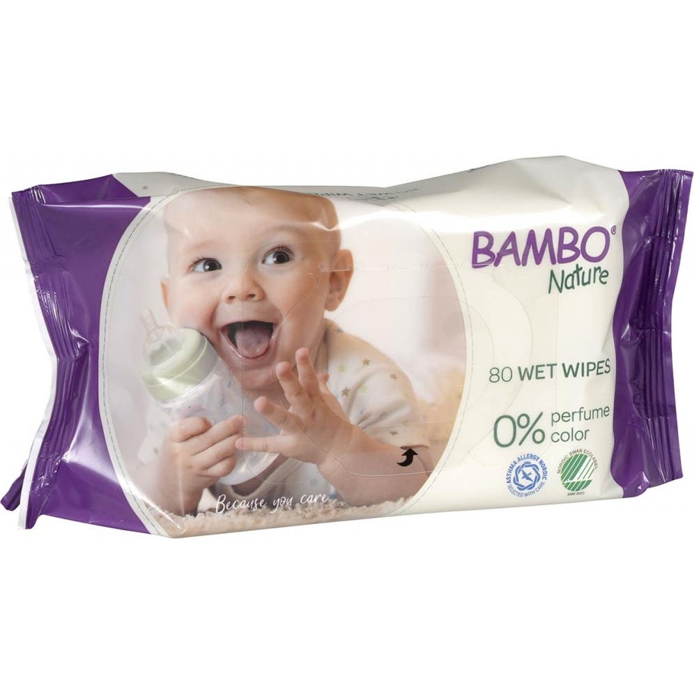 Bambo Nature Lingettes pour Bébé Eco 80uts