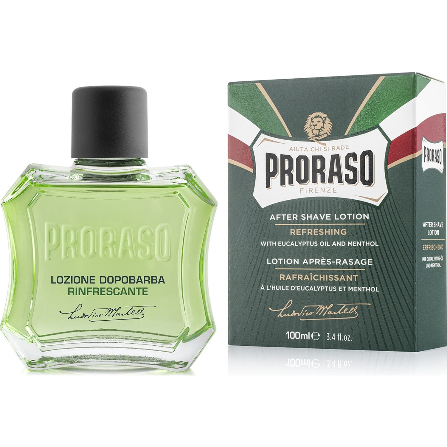 Proraso Lotion Après-Rasage Vert 100ml