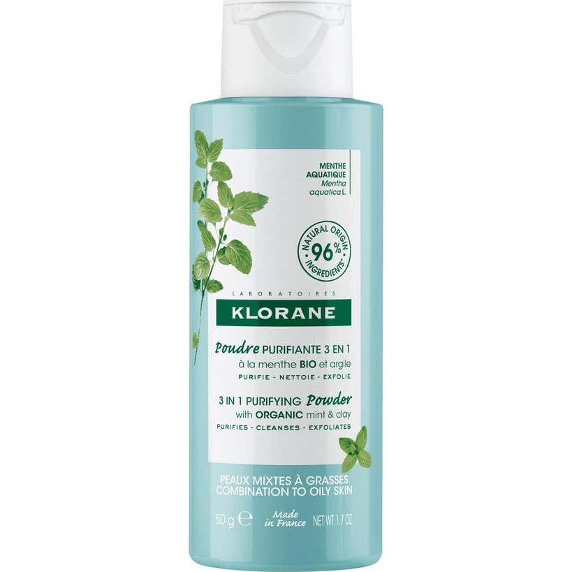 Klorane Polvo Limpiador Purificador Menta 50 Gramos