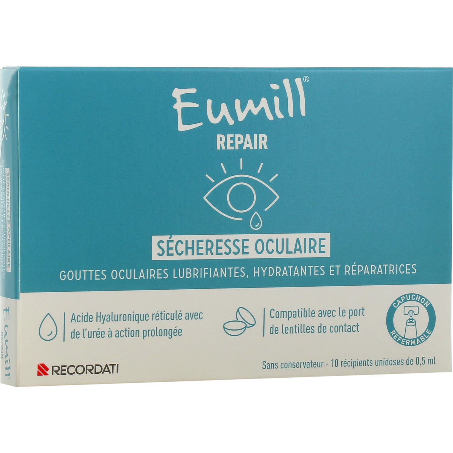Eumill Repair Sécheresse Oculaire 10x0.5 ml