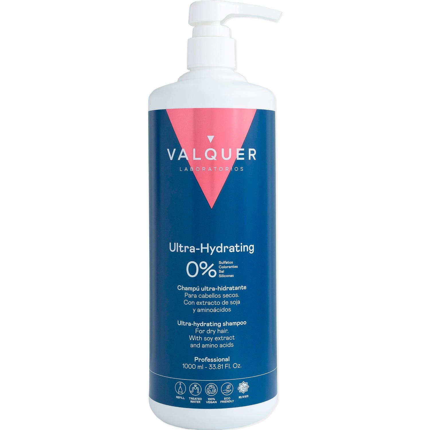 Valquer Shampooing Ultra Hydratant Cheveux Secs 1000ml