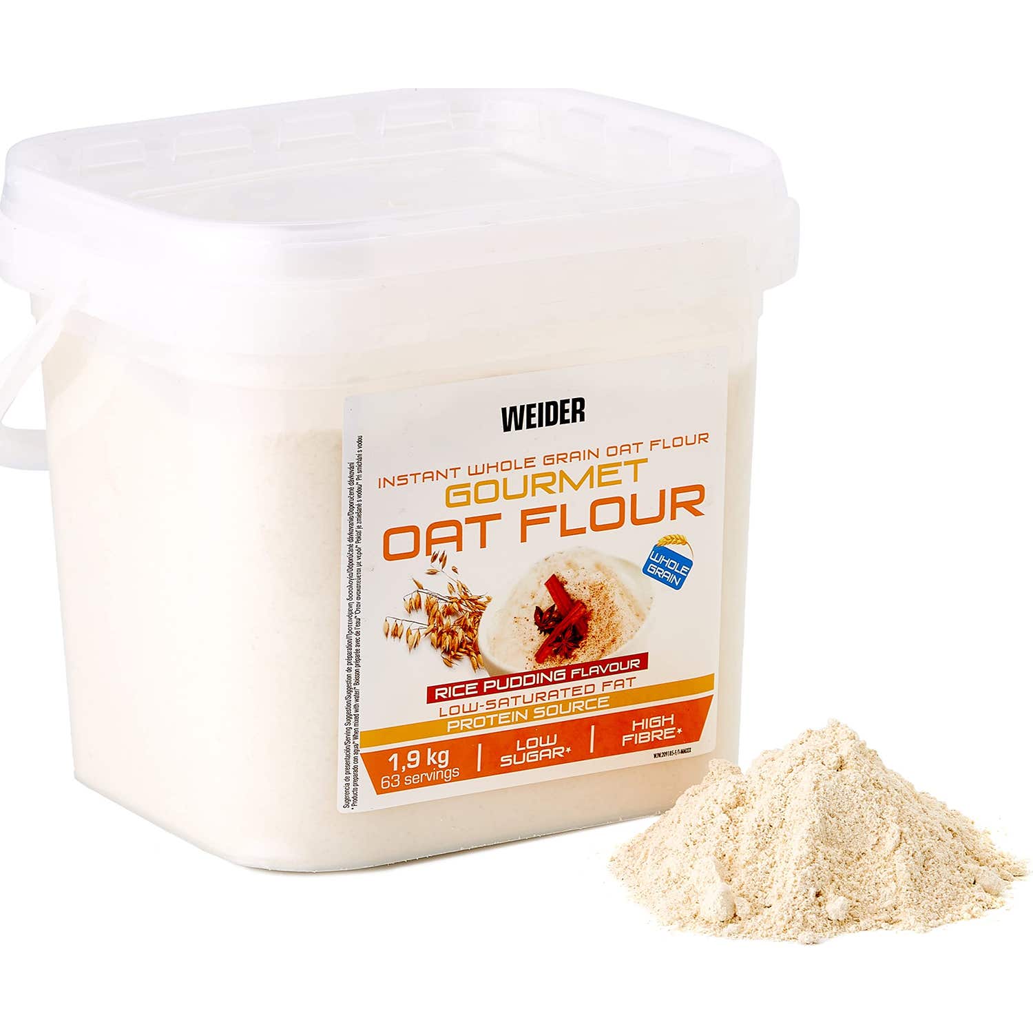 Weider Gourmet Farine d'Avoine Lait de Riz 1900g