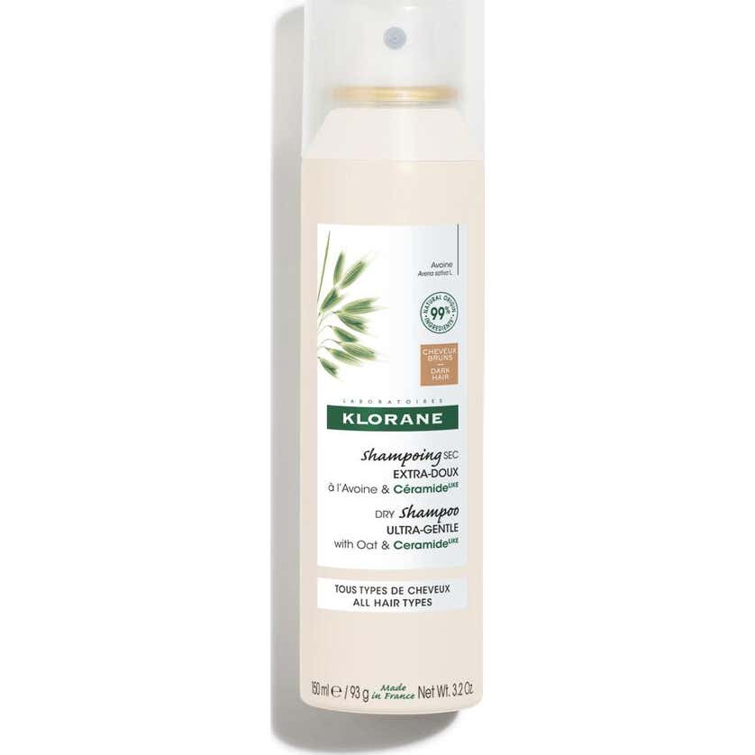 Klorane Shampoing Sec Extra-Doux Avoine Et Céramide Cheveux Bruns 150ml