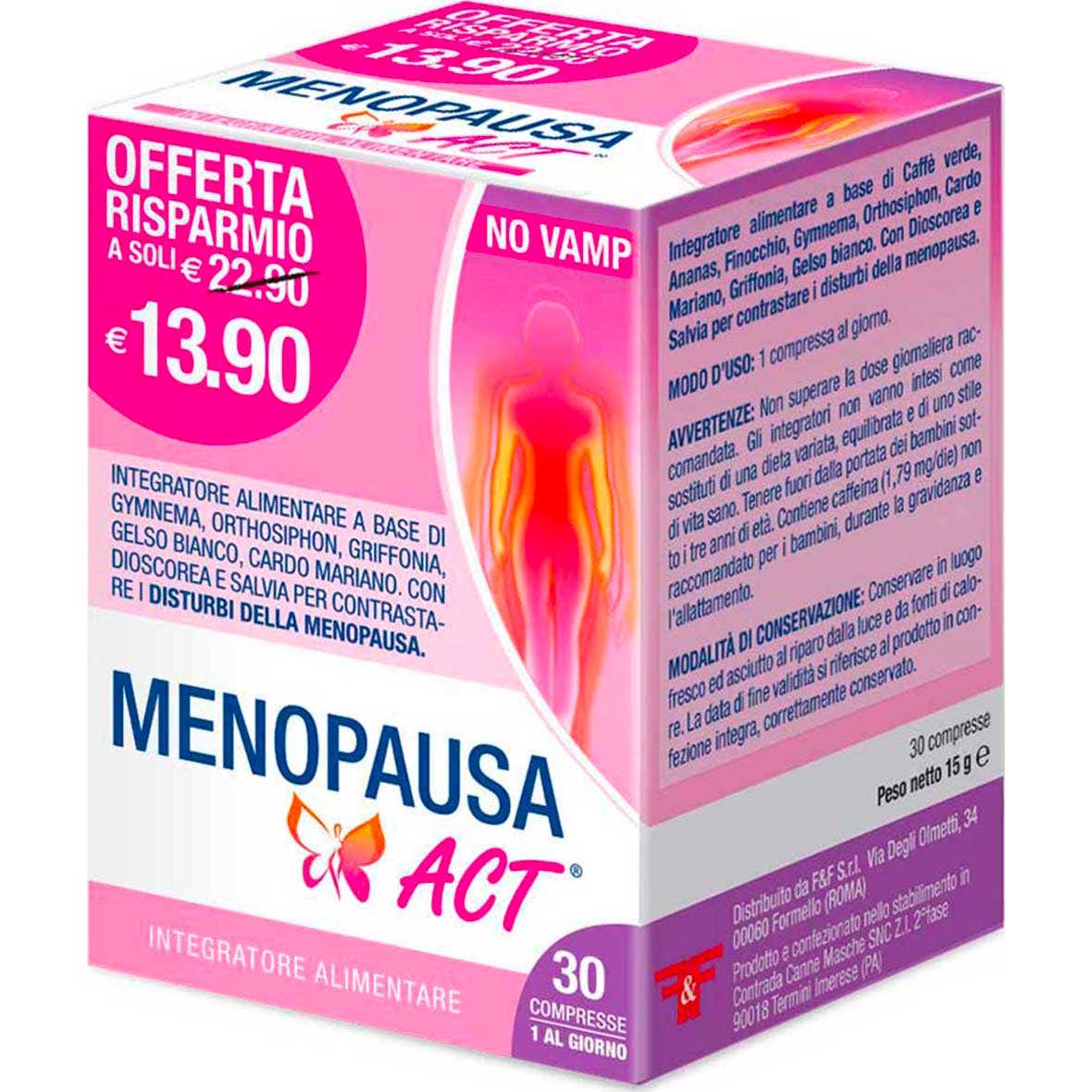 F&F Ménopause Act 30comp