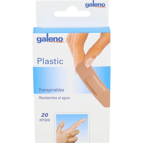 Galen Protec Plastic Strips Adhesive 20 U 2 tailles Choux