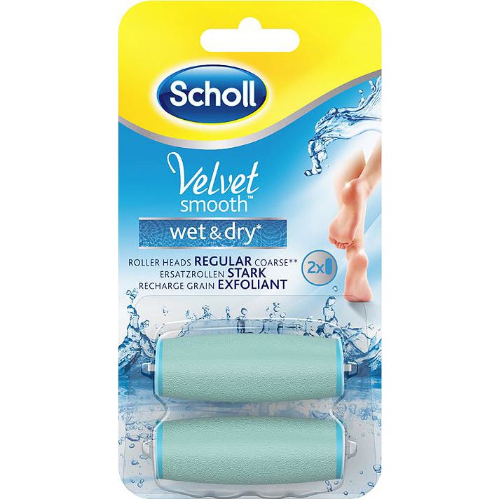 Scholl Velvet Smooth Wet & Dry Pièces de rechange pour lime à ongles électronique 2 u.