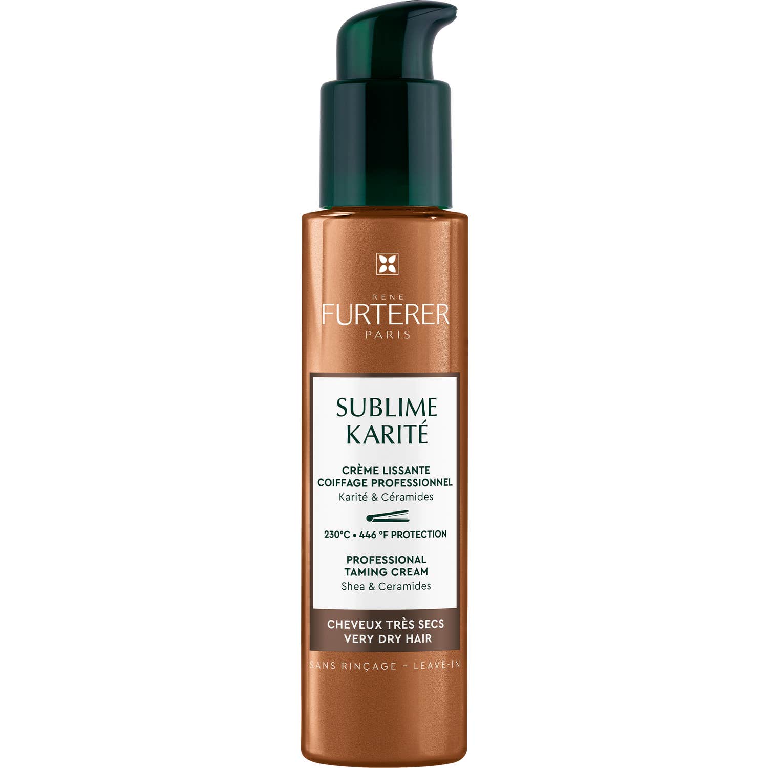 René Furterer Sublime Karité Crème Lissante Coiffage Professionnel 100ml