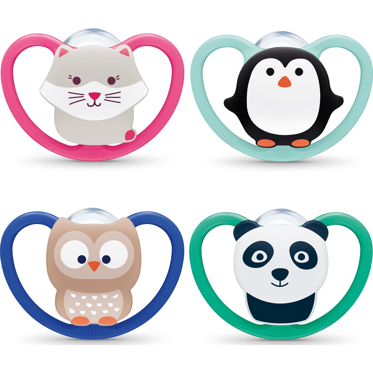 Nuk Space Sucettes en silicone 6-18M 1pc