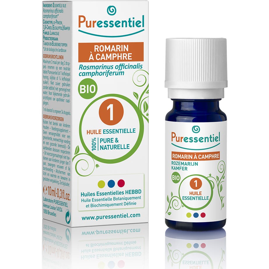 Puressentiel Huile Essentielle Bio Romarin Camphre 10ml
