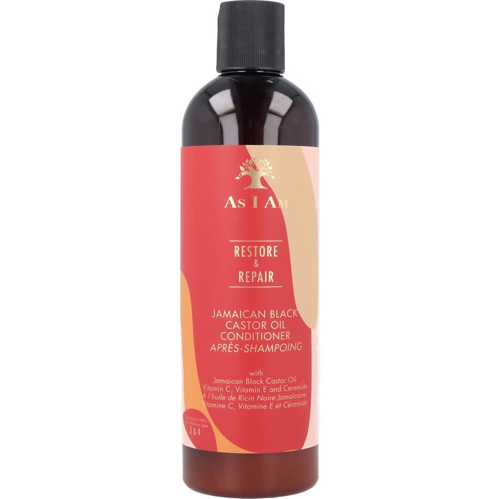 As I Am Restore & Repair Après Shampooing Huile Ricin Noir 355ml