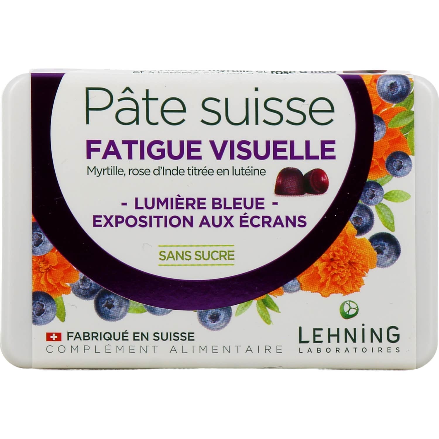 Lehning Pâte Suisse Fatigue Visuelle 40 Gummies