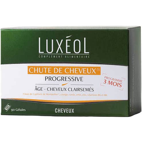 Luxéol Chute De Cheveux Progressive 90 Gélules