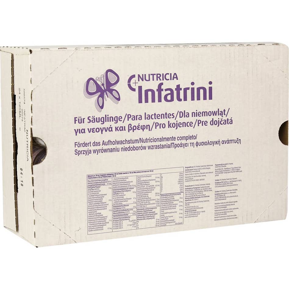Infatrines 125Ml 24 Bott Plast 24 Infatrines