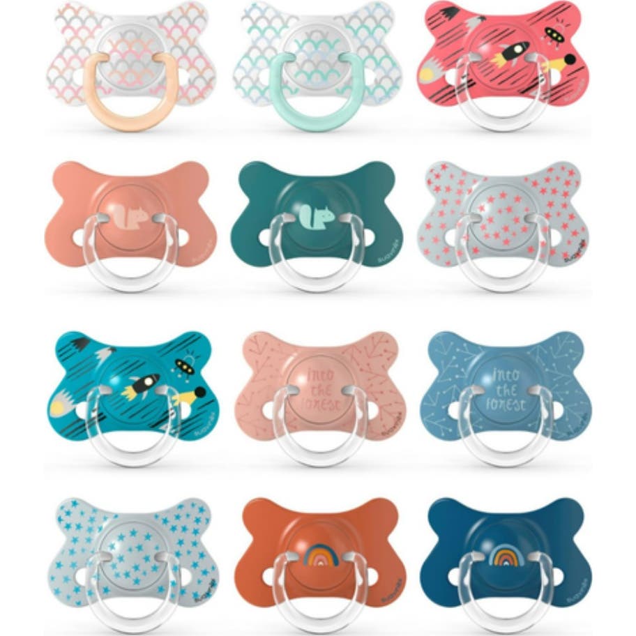 Suavinex Chupete Silicona T Anatomica Fusion + 18 M 2 U 2 U