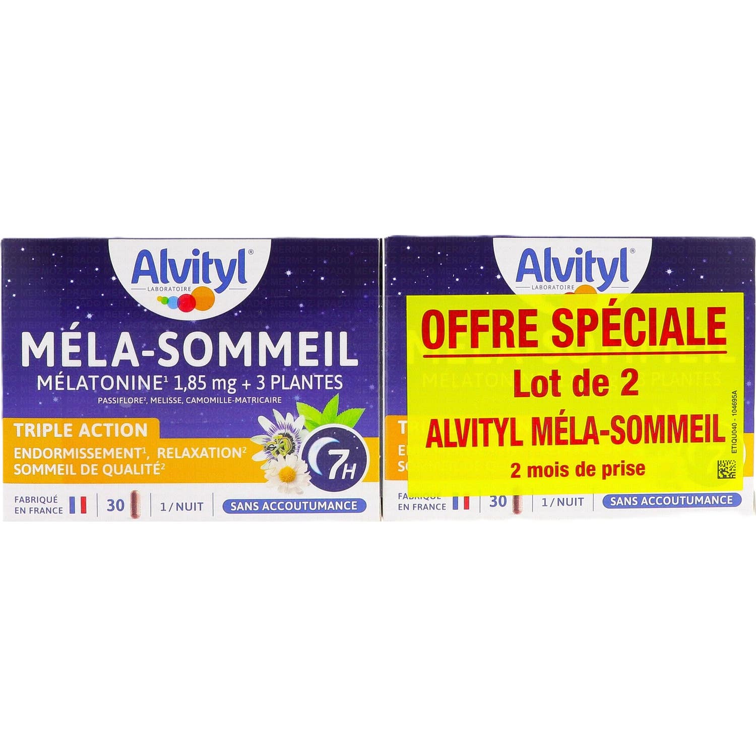 Alvityl Méla-Sommeil 2X30 Gélules Végétales - Image 3