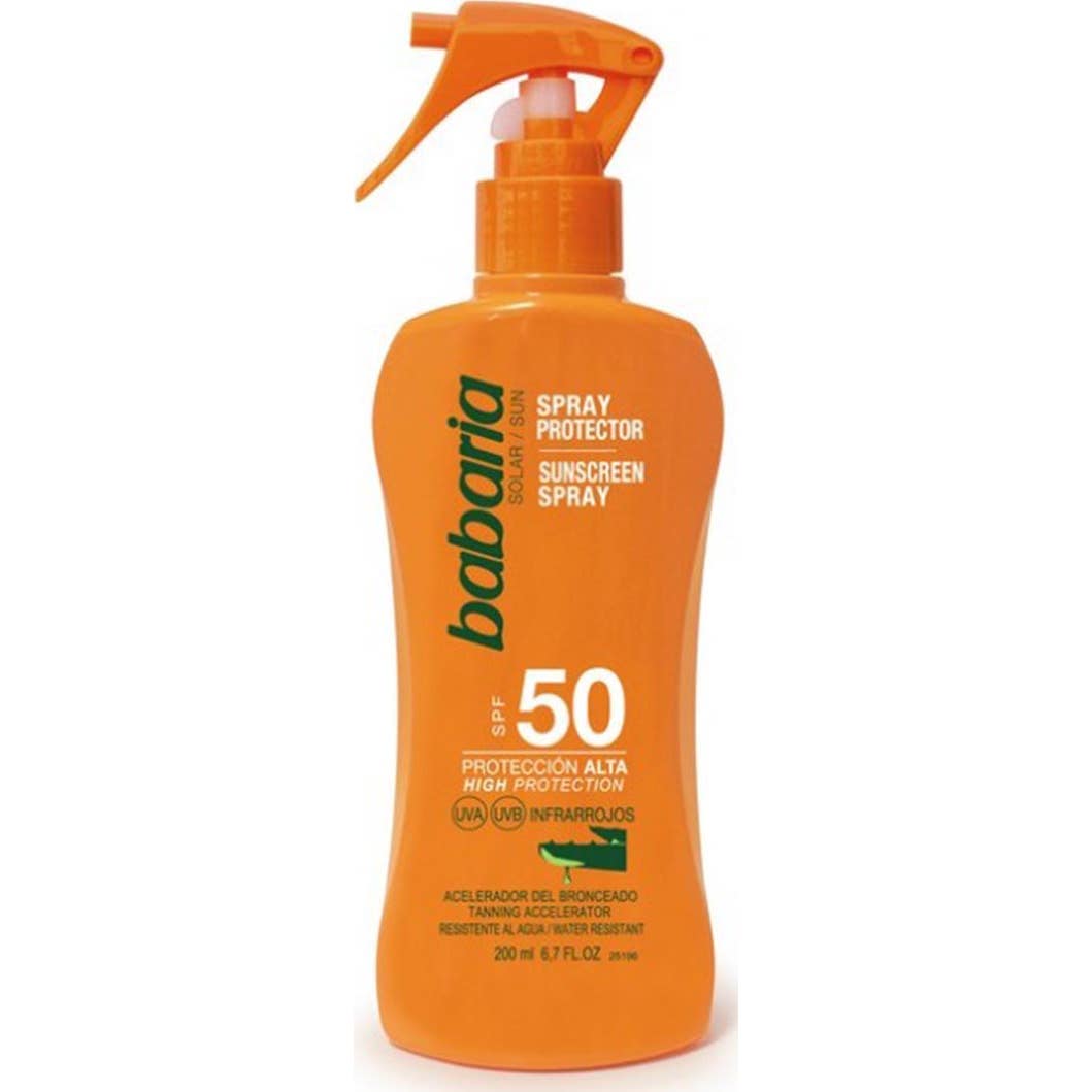 Babaria Aloe Vera Spray Spray Spf50 200ml Vaporizador