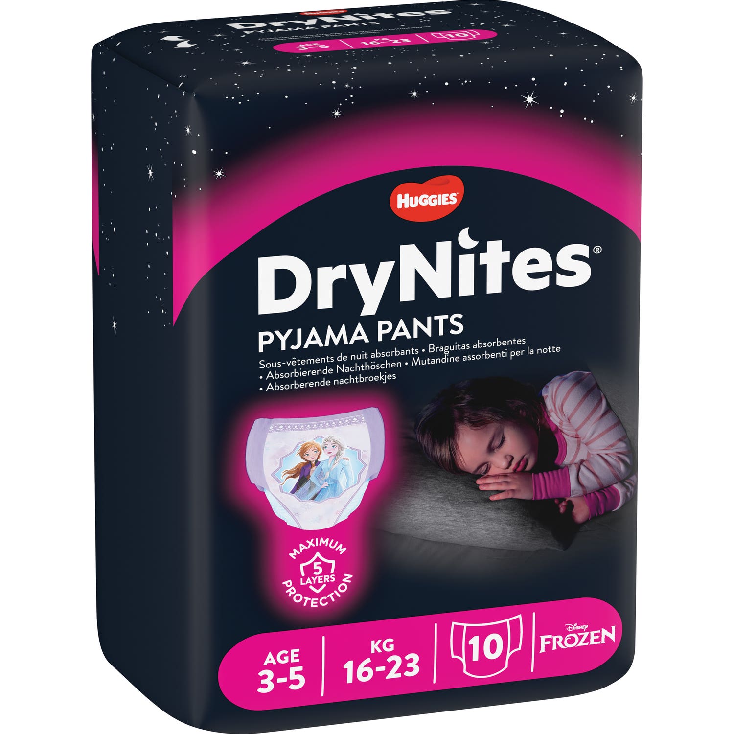 Huggies Drynites Fille S 10Pcs