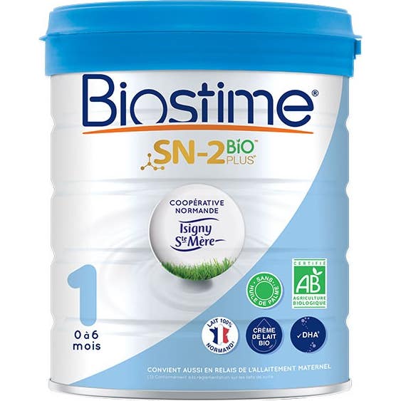 Biostime 1 Lait en Poudre Bio 1er Âge 800g