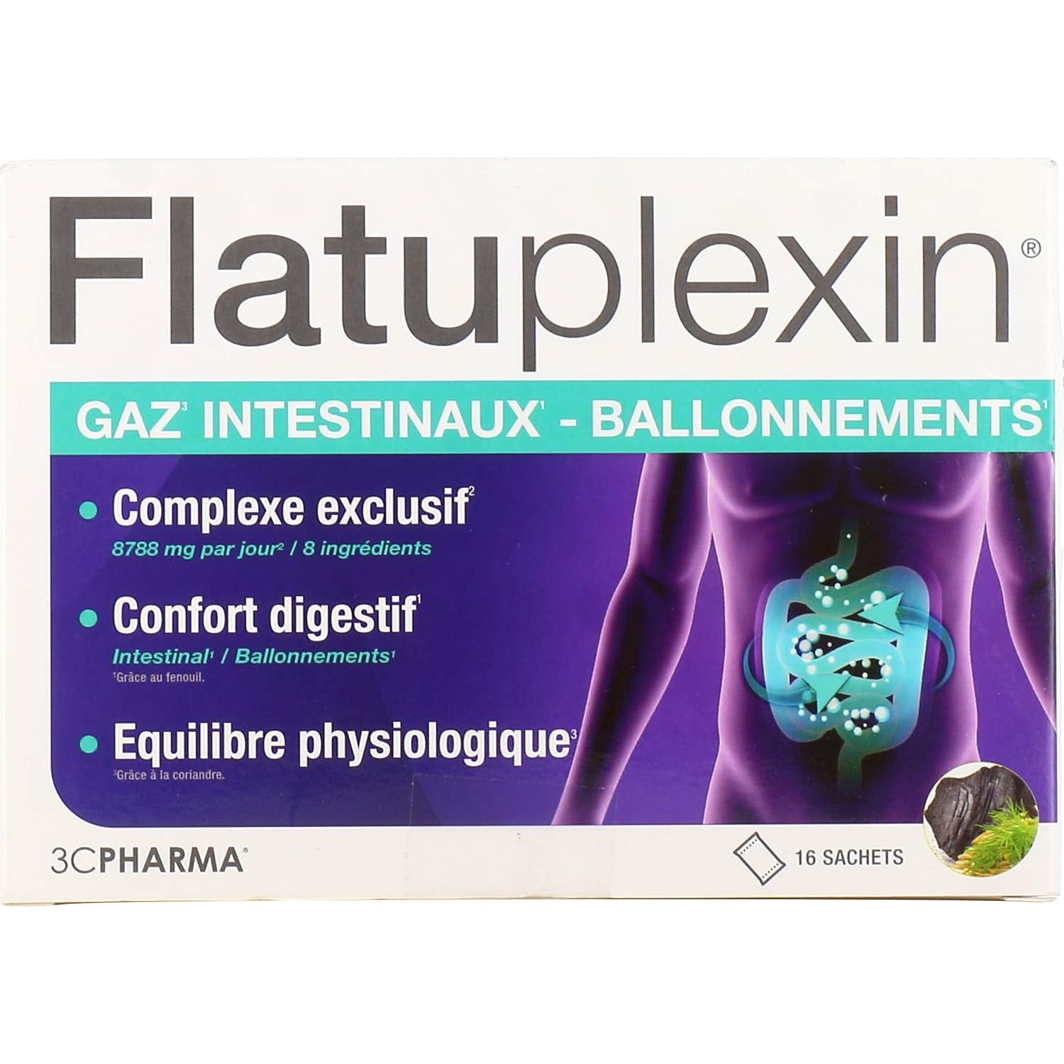 3C Pharma Flatuplexin 16 Sachets