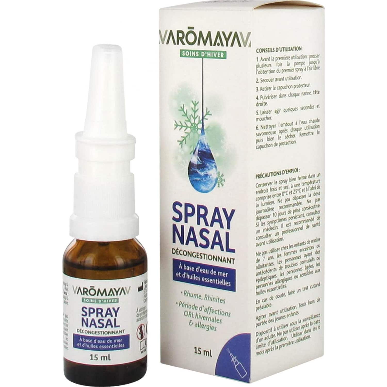 Aromaya Spray Nasal Décongestionnant 15ml