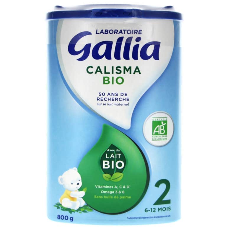 Gallia Calisma 2Ème Age Bio 800 Grammes