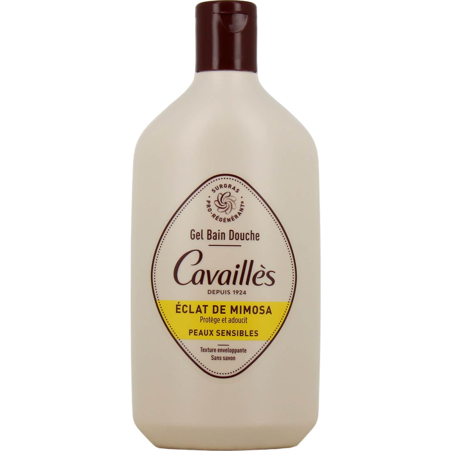 Cavaillès Gel Bain Douche Éclat de Mimosa Peaux Sensibles 400 ml