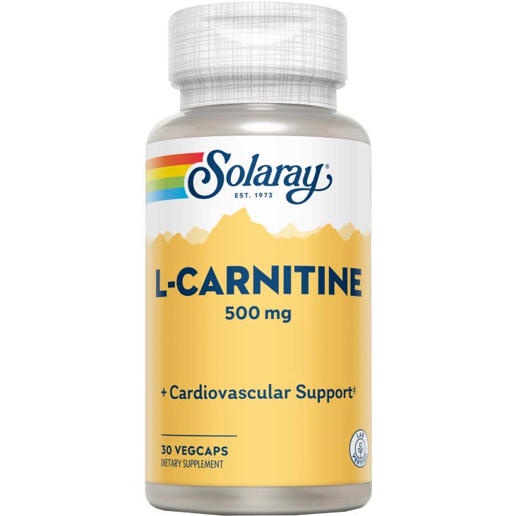 Solaray l-carnitine 500mg 30caps
