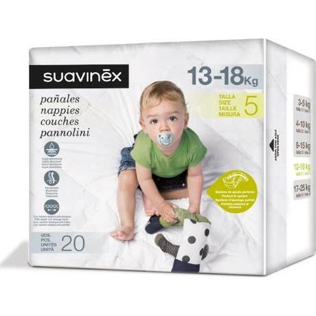 Suavinex super taille de couche 12-18kg 24 Unités