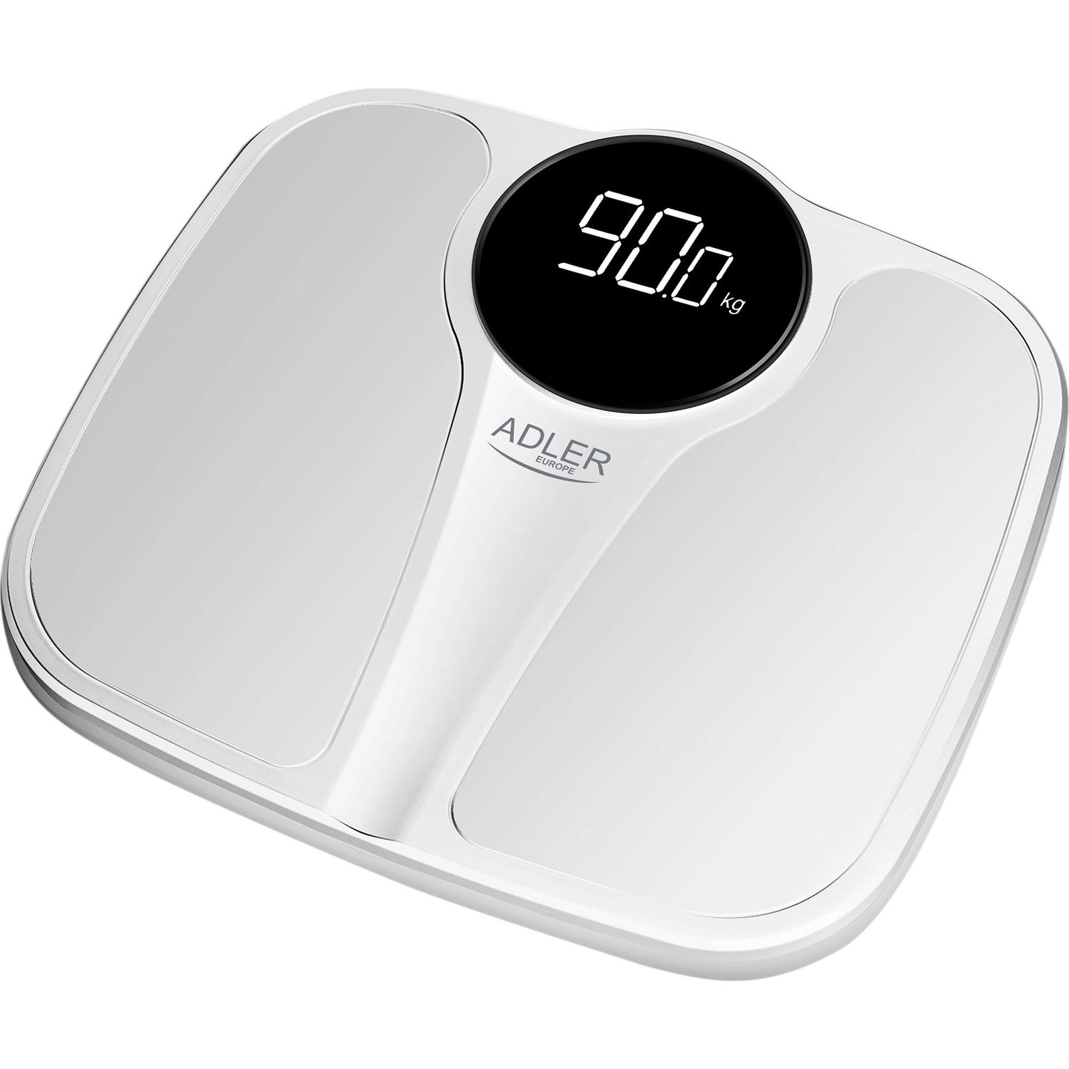 Non Communiqué 1 Pèse-Personne Numérique Haute Précision 80 Kg, Écran Led, Arrêt Automatique Briebe Sc1124w Blanc - Image 2