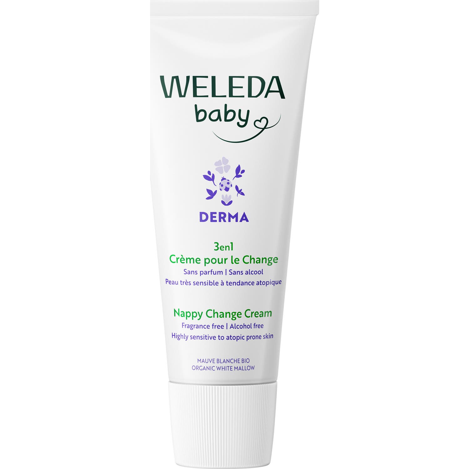 Weleda Baby Derma 3 en 1 Crème Pour Le Change 50ml