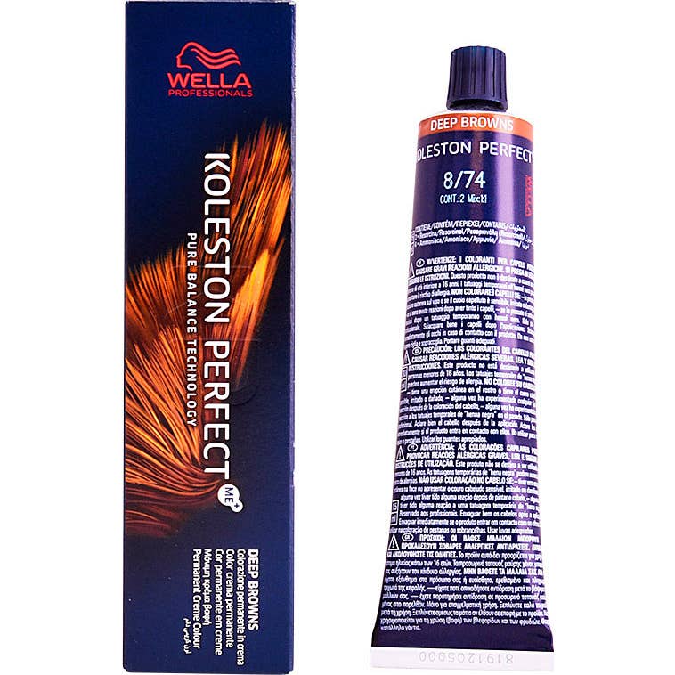 Teinture pour cheveux Wella Koleston Perfect Deep Browns 8-74 60ml