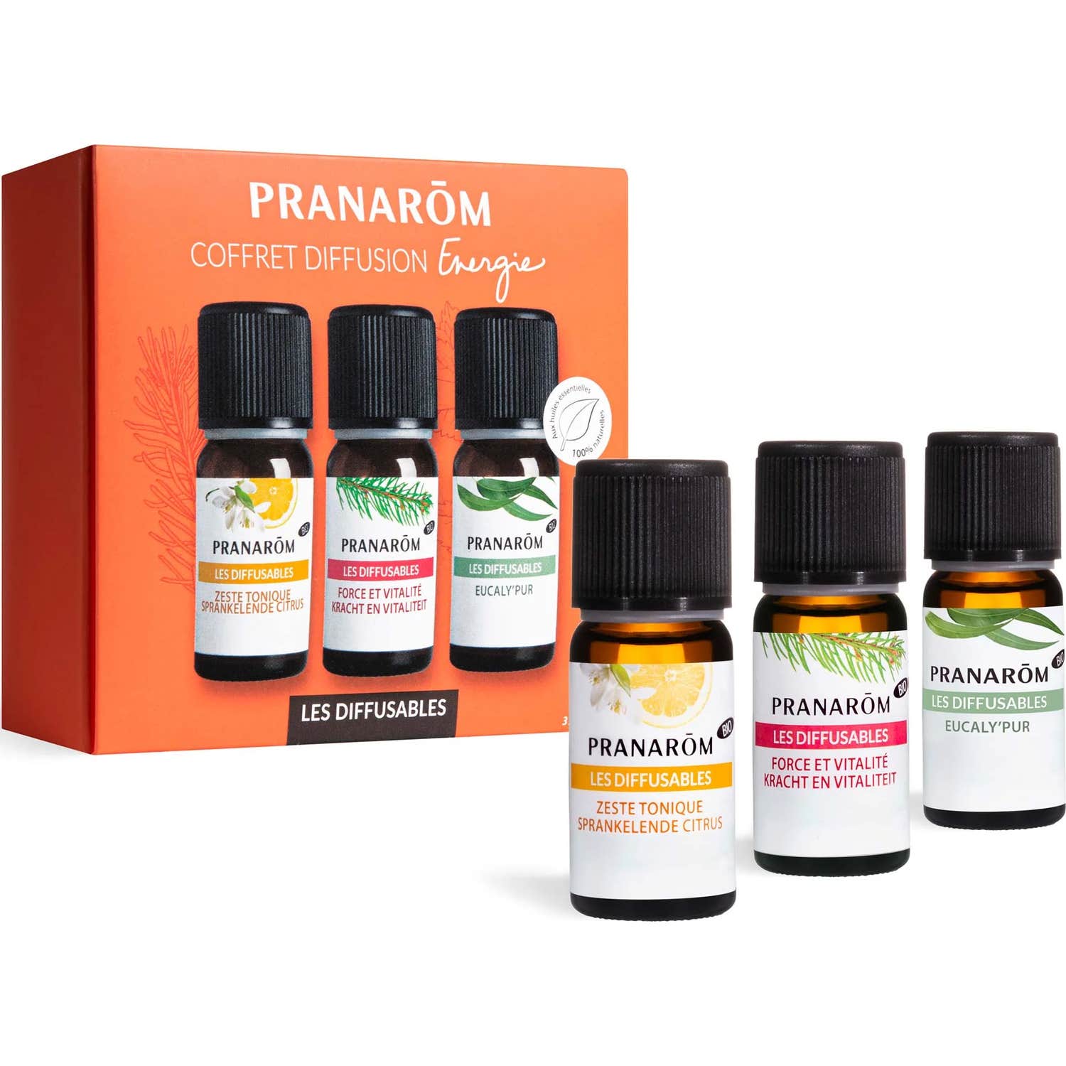 Pranarôm Coffret Diffusion Énergie