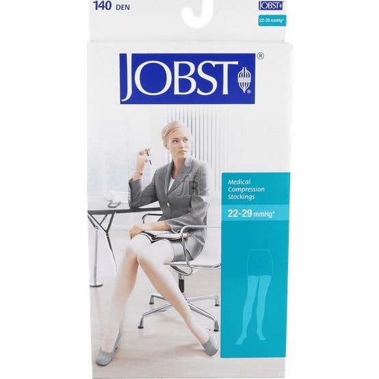 Jobst bas long (A-F) dentelle dentelle compression normale beige taille 3