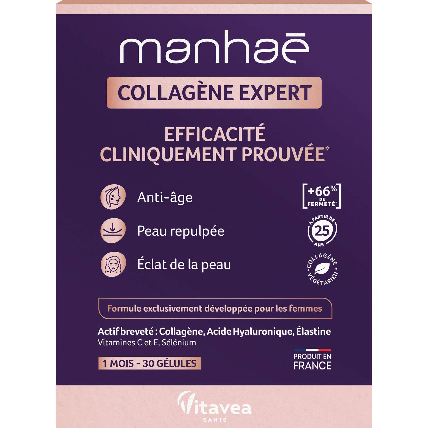 Manhaé Collagène Expert Gélules Taille 30