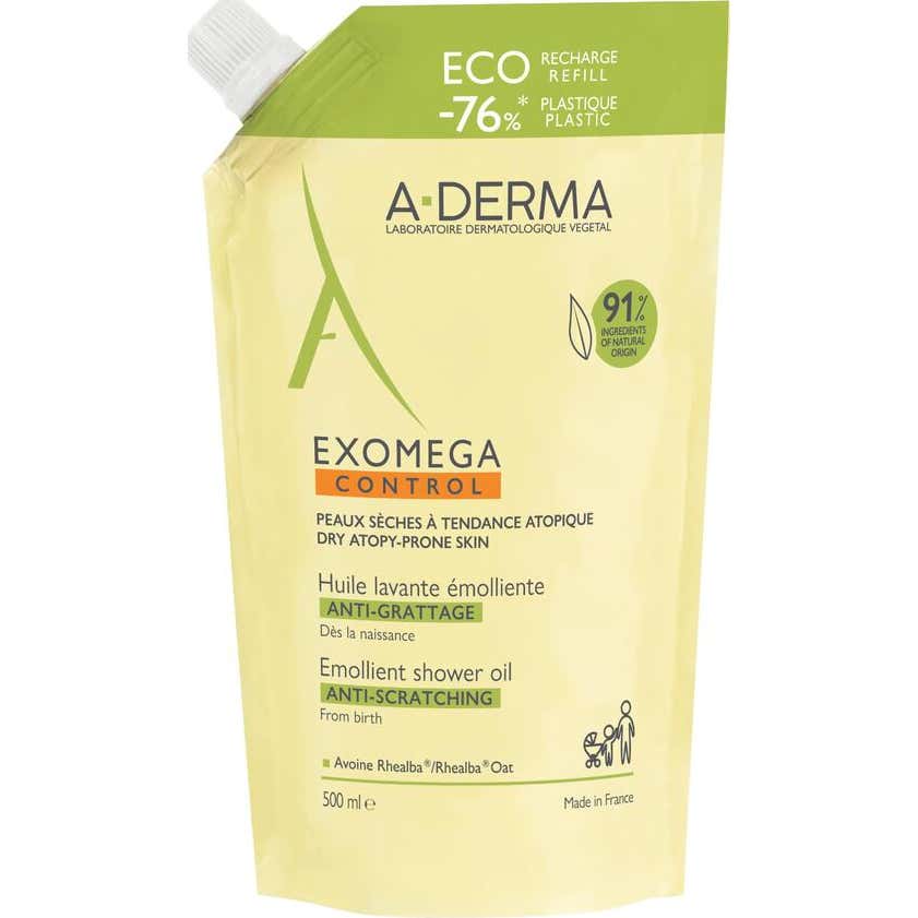 A-Derma Exomega Control Eco Huile Lavante Recharge 500ml