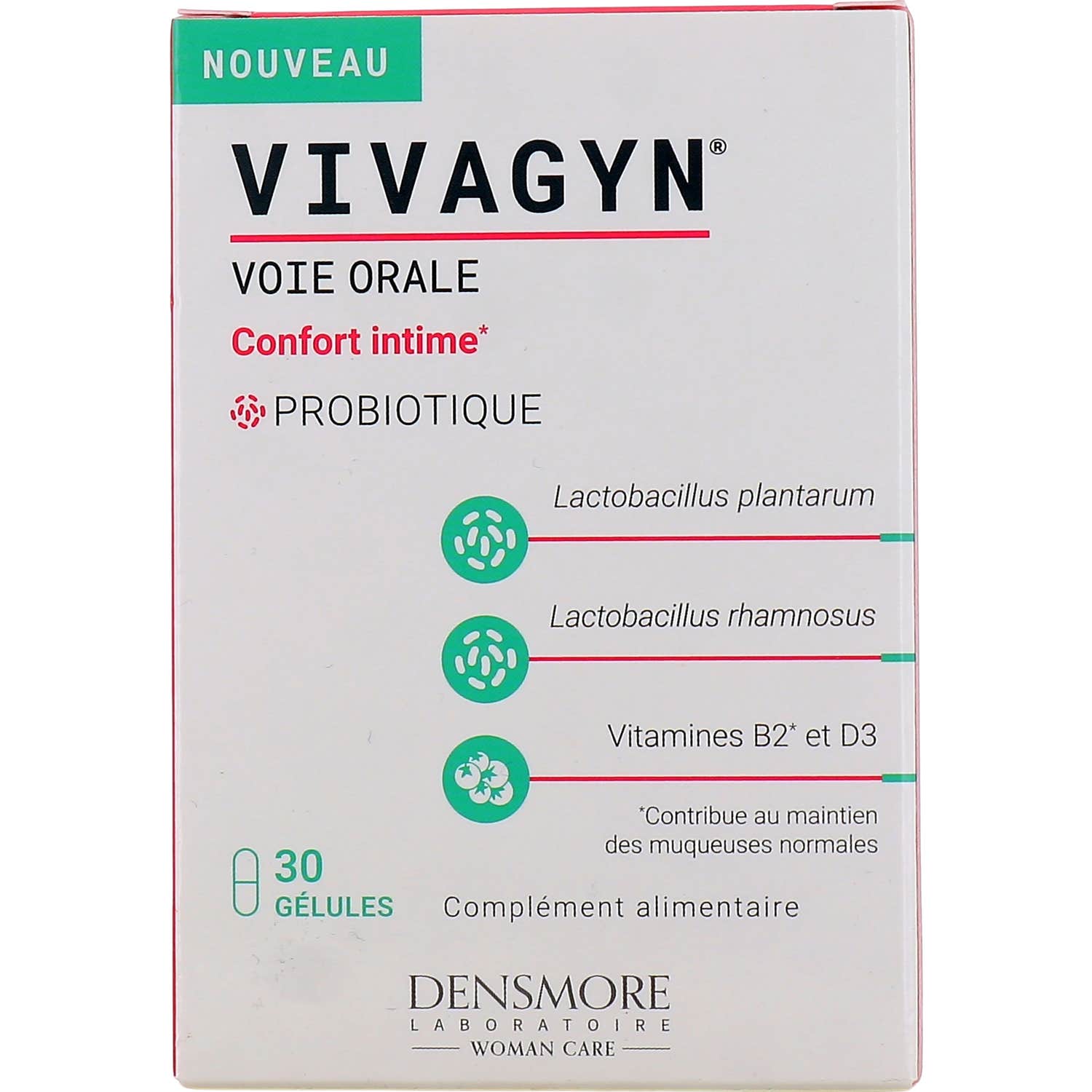 Densmore Vivagyn Confort Intime Probiotique 30 Gélules