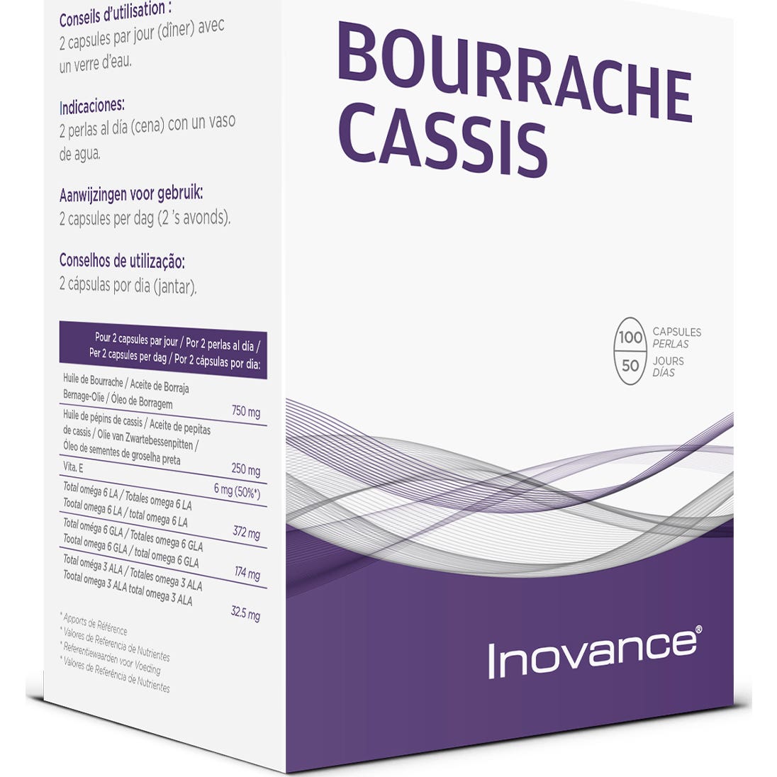 Ysonut Inovance BourracheCassis 100 capsules