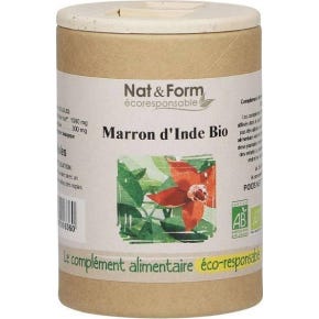 Nat&Form Eco Marron D'Inde Bio 90 Gélules