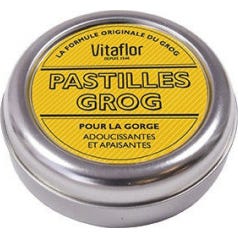 Vitaflor Pastiles pour la Gorge Formule Grog 1g 45 pastilles