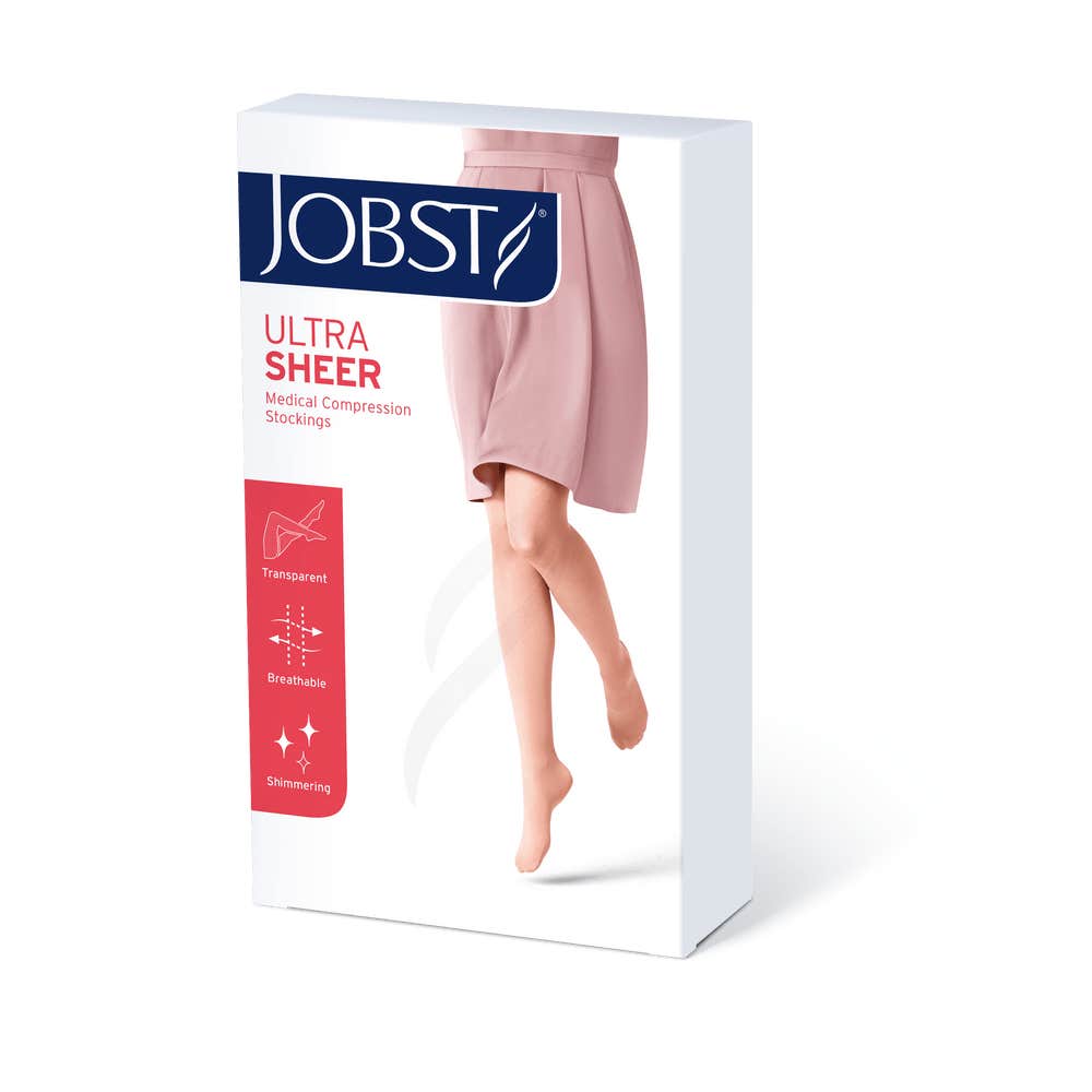 Jobst Ultra Sheer Ccl2 Bas Court Caramel Taille 3 1 Paire